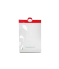 Sac liassé plastique 50 microns transparent fixation 1 encoche 30 x 35 cm - par 200