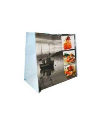 Sac réutilisable polypropylène tissé "Poissonnerie" 35 x 10 + 10 x 40 cm - par 100