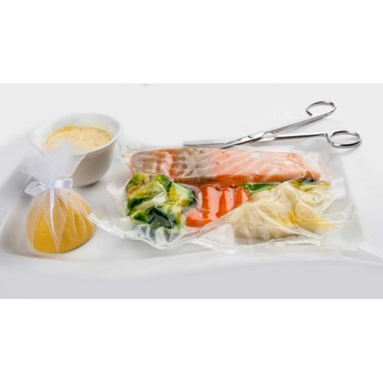 Sac sous vide cuisson 90 microns 14 x 22 cm - par 100
