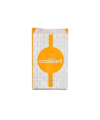 Sachet croissants kraft jaune série AURIOS 12 x 5 x 20 cm (n°102) - par 1000