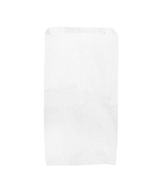 Sachet croissants papier kraft blanc 18 + 8 x 35 cm (n°106) - par 1000