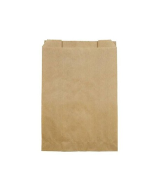 Sachet croissants papier kraft brun 14 + 7 x 21 cm (n°103) - par 1000