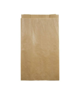 Sachet croissants papier kraft brun 14 + 7 x 28 cm (n°104) - par 1000