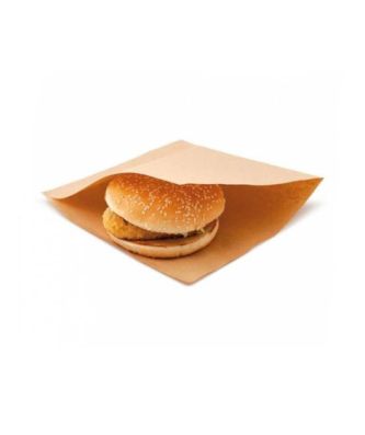 Sachet kraft brun ouvert 2 côtés 18 x 18,5 cm - par 100