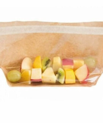 Sachet kraft fermeture auto-adhésive TURTLE PACK 27 x 15 x 4 cm - par 100