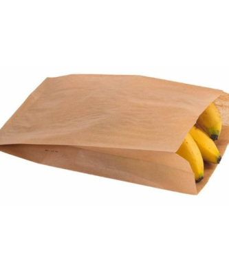 Sachet papier kraft brun 17 + 7 x 35 cm - par 1000