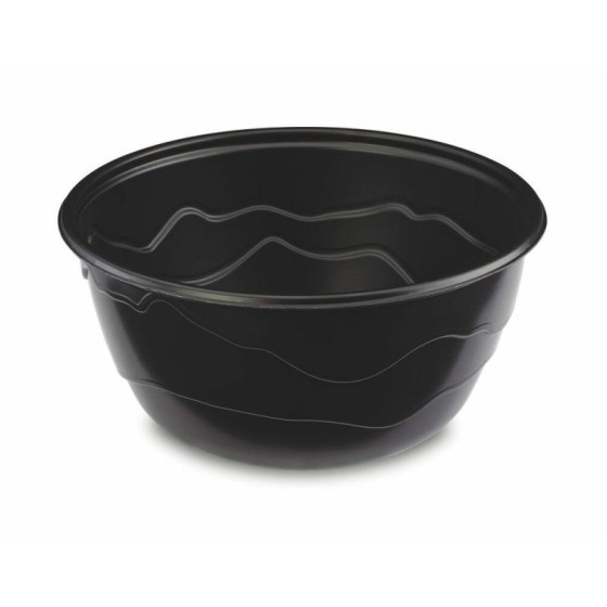 Saladier plastique noir Bowlipack 1300 ml - par 20