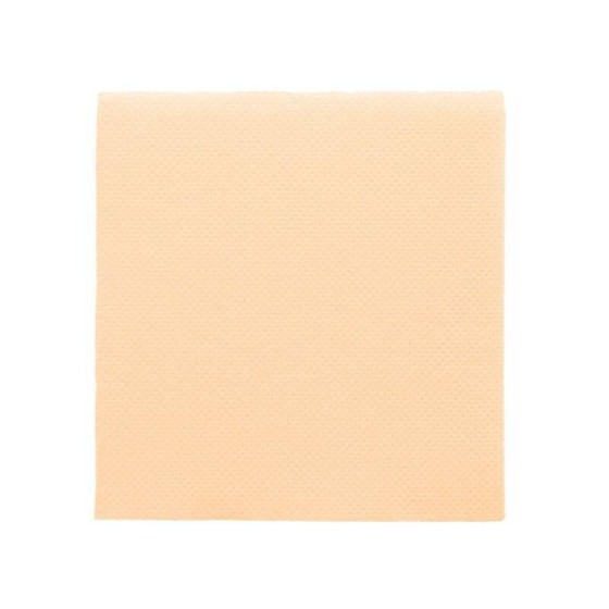 Serviette cocktail double point ouate beige 20 x 20 cm - par 100