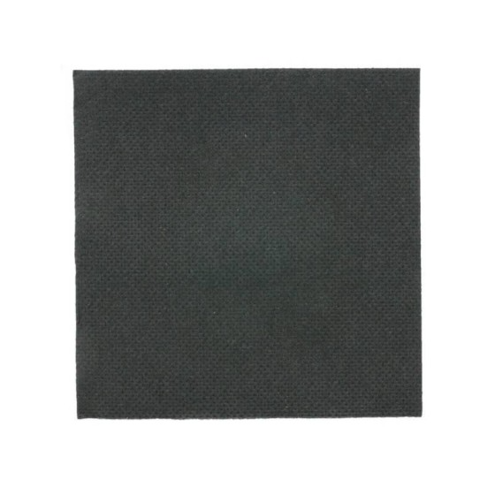 Serviette cocktail double point ouate noire 20 x 20 cm - par 100