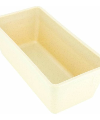 Terrine rectangulaire plastique beige 250 ml - par 100