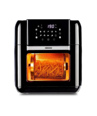 Friteuse A Air Chaud Multifonctions Sans Huile - Md 10072 - 10 Programmes - Vaste Gamme D'accessoires - 10 L - 1500w Medion