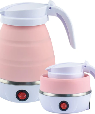 Bouilloire pliable électrique de 0,6L rose Vendos85