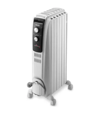 Radiateur Bain D'huille Dragon4 - 1500w - 3 Allures De Chauffe - Technologie Real Energy - Effet Cheminée Delonghi