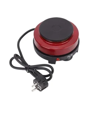 Plaque de cuisson électrique portative 500W rouge noir Vendos85