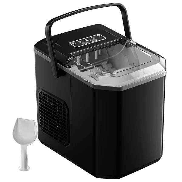 Machine a glaçons 12kg en 24h 95W noir Vendos85