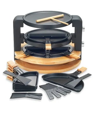 Raclette ronde multifonction 10 poêlons 1500 W Kitchen Chef Professional