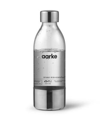 Bouteille en PET 650 ml argent pour Carbonator 3 Aarke
