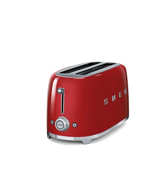 Grille-pain 4 tranches rouge 1500 W TSF02RDEU Smeg