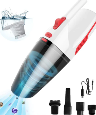 Aspirateur de table sans fil 120W rouge blanc Vendos85