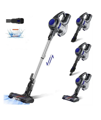 Aspirateur Balai sans Fil 4 en 1 600W bleu noir Vendos85