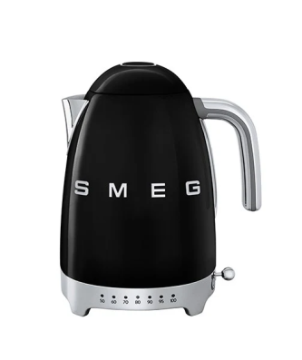 Bouilloire noir 1,7 L 2400 W KLF04BLEU Smeg