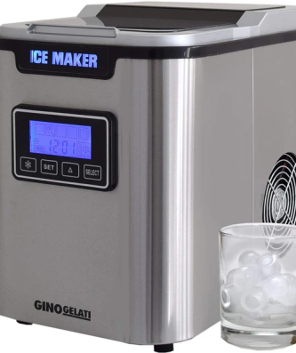 Machine à glaçons numérique en acier inoxydable avec écran LCD Syntrox