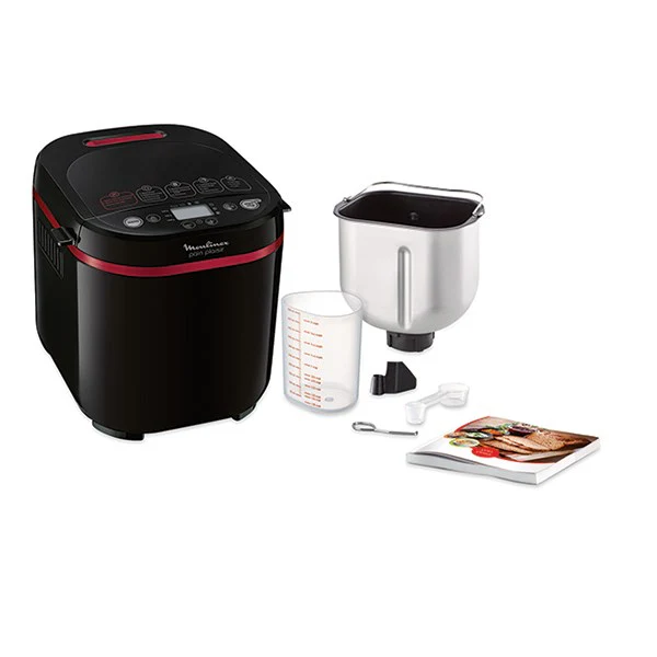 Machine à pain 720 W 17 programmes coloris noir et pourpre OW220830 Moulinex