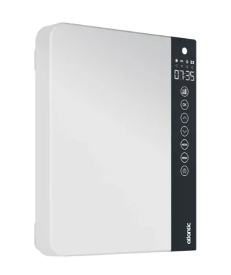 Radiateur Sèche Serviettes électrique 1800w Telia Soufflant Blanc 720109 Atlantic