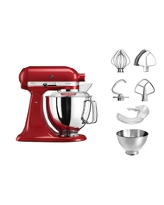 Robot artisan Rouge Empire 5KSM175PS avec accessoires supplémentaires Kitchenaid
