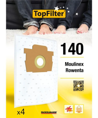 4 sacs aspirateur Rowenta Silence Force Moulinex Premium TopFilter