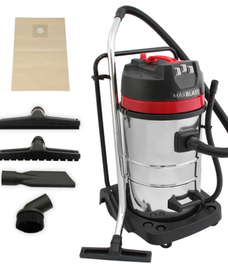 MAXBLAST Aspirateur Industriel de 80 Litres MaxBlast