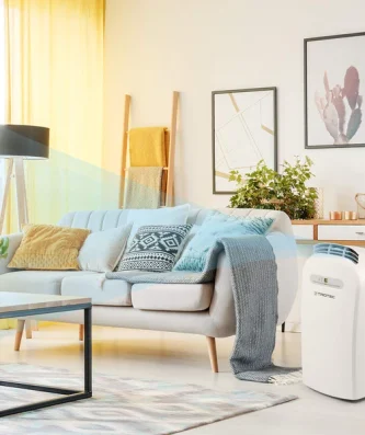 Climatiseur mobile 2 en 1 de 324 m³/h 3500W / 12000 BTU Trotec