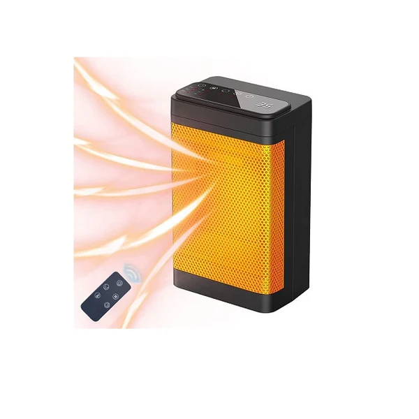 Chauffage soufflant céramique PTC 750W noir Vendos85