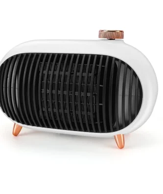 Radiateur Soufflant Céramique avec 3 Réglages 500W 1000W blanc Vendos85