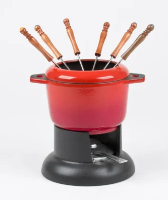 Service à fondue en fonte émaillée Invicta