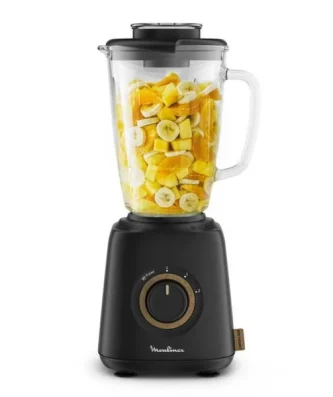Moulinex blender électrique, design écologique, smoothie, milk-shake, gaspacho, soupe, 1,75 l, 4 lames, 800 w Moulinex