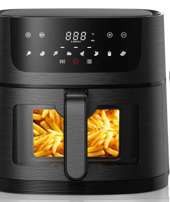 Friteuse sans Huile de 8L avec 8 Programmes 1800W noir Vendos85