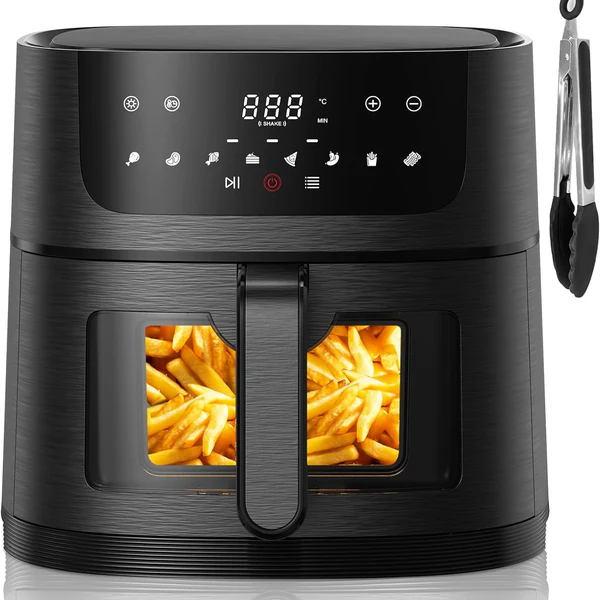 Friteuse sans Huile de 8L avec 8 Programmes 1800W noir Vendos85