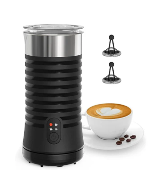 Mousseur à lait électrique 4 en 1 pour mousse de lait chaude et froide noir Vendos85