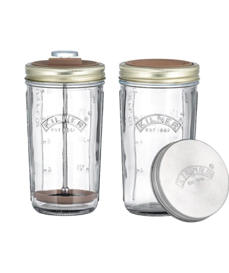 Kit de fabrication de lait végétal 2 x 0,5 L Kilner Kilner