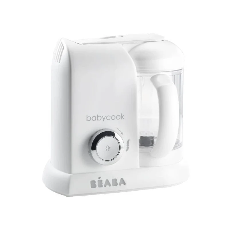Beaba, Babycook Solo, Robot Bebe 4 En 1, Cuiseur, Mixeur - Blanc Beaba