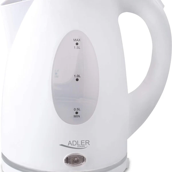 bouilloire électrique de 1,5L 2000W blanc Adler