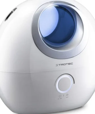 Humidificateur d'air à ultrasons avec diffuseur d'huiles essentielles de 3L pour 20 m² Trotec