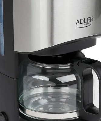cafetière électrique de 0,7L 550W gris noir Adler