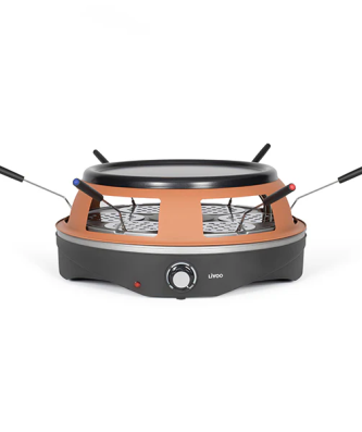 Appareil à pizza pour 6 personnes 1200W DOC304 Livoo