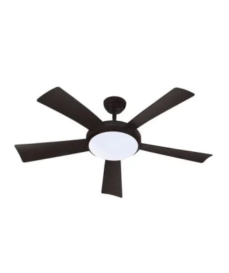Wallis Noir - Ventilateur De Plafond ø132cm 38w + éclairage Led Farelek