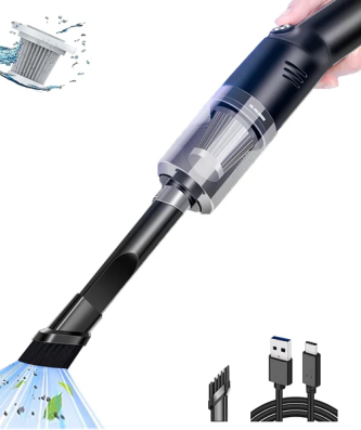 Mini Aspirateur de Table sans Fil 4500 Pa noir Vendos85