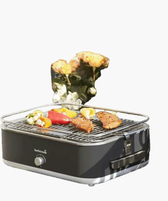 Grill de table électrique E-Carlo Midnight Grey Barbecook