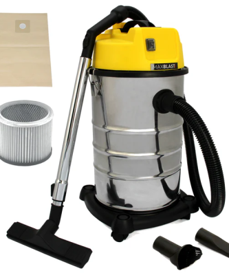 MAXBLAST Aspirateur Industriel de 30 Litres MaxBlast
