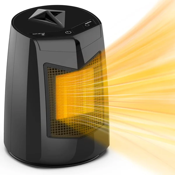 Chauffage d'Appoint 800W noir Vendos85